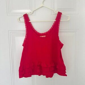 Hollister Red Camisole Top